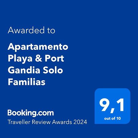Apartamento Playa & Port Gandia Solo Familias المظهر الخارجي الصورة